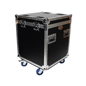 ProX XS-UTL4 Half-Trunk Utility Flight Case for Stage Hardware & Accessories portable stage trunk, storage, transportation, stage storage, half-size utility trunk, accessory storage, flight case, road case, rolling